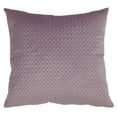 thumbnail image 1 of SARO 9036.LV18S 18 in. Square Poly Filled Pinsonic Velvet Throw Pillow - Lavender, 1 of 1