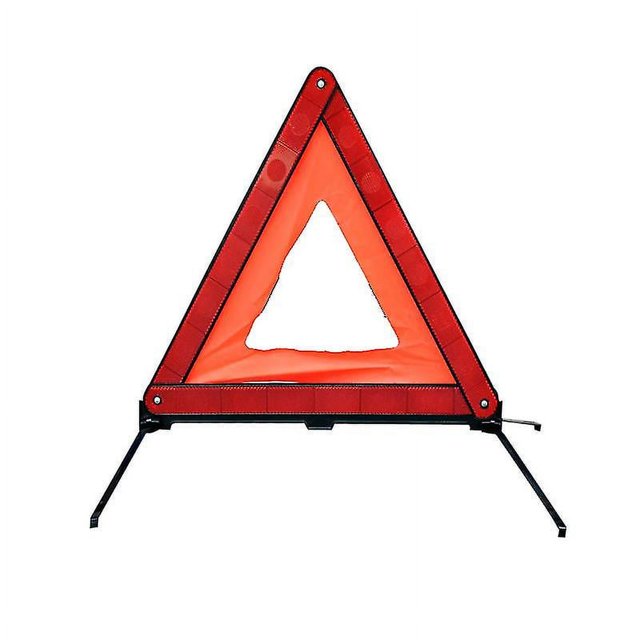 Señal reflectante de seguridad de Safety Aid Group para averías en la carretera plegable (1 unidad, rojo)