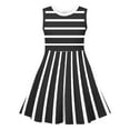 thumbnail image 4 of Girl Clothes Little Girl Dresses 7/8 White Sleeveless Cami Dresses Crew Neck Double Layer Flutter Sleeve Dresses Tea Party Dresses Dress Birthday Summer Dresses for Teen Vestidos Para Bebe, 4 of 7