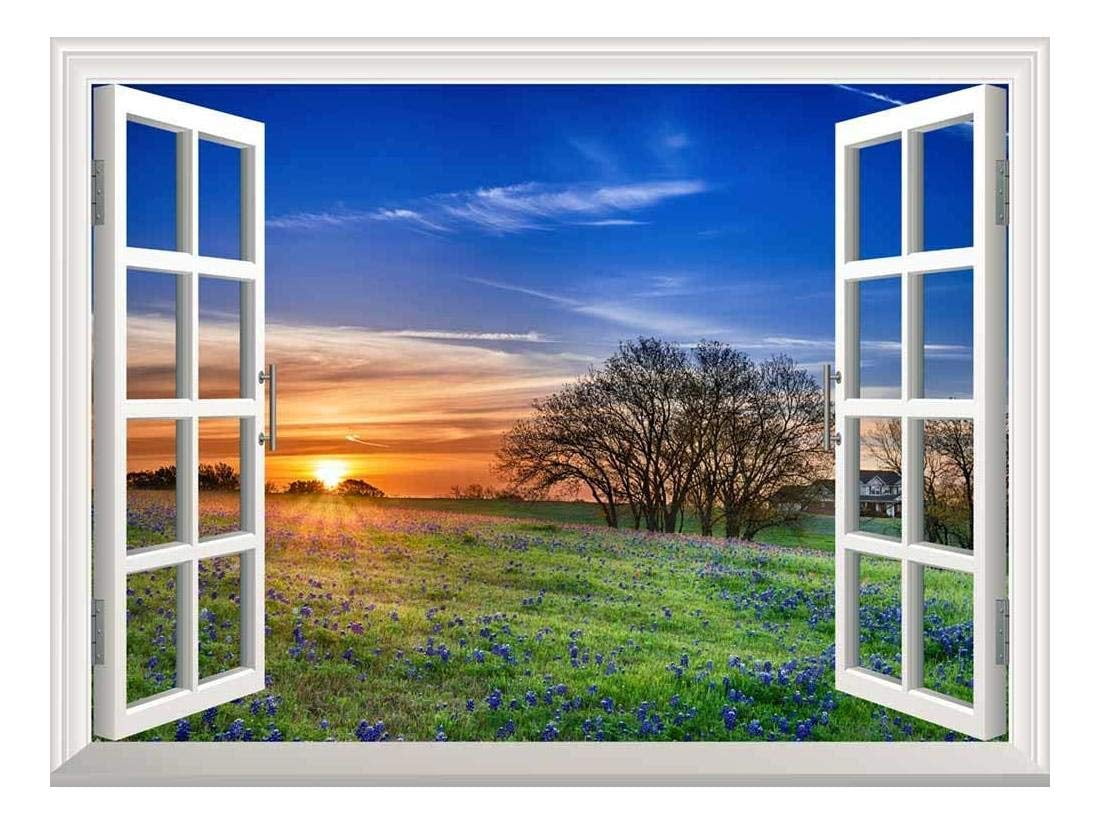 wall26 Removable Wall Sticker/Wall Mural Sunrise on a Springfield