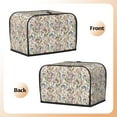 thumbnail image 3 of Yiaed Floral Print Two Slice Bread Machine Cover, Universal Size Kitchen Appliance Cover for Bread Machine,Bread Machine Cover, 3 of 7