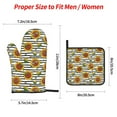 thumbnail image 2 of Sikiie Cute Sunflowers Oven Mitts and Pot Holders, Silicone Oven Gloves, Heat Resistant Oven Mitts 4Pcs Set, 2 of 6