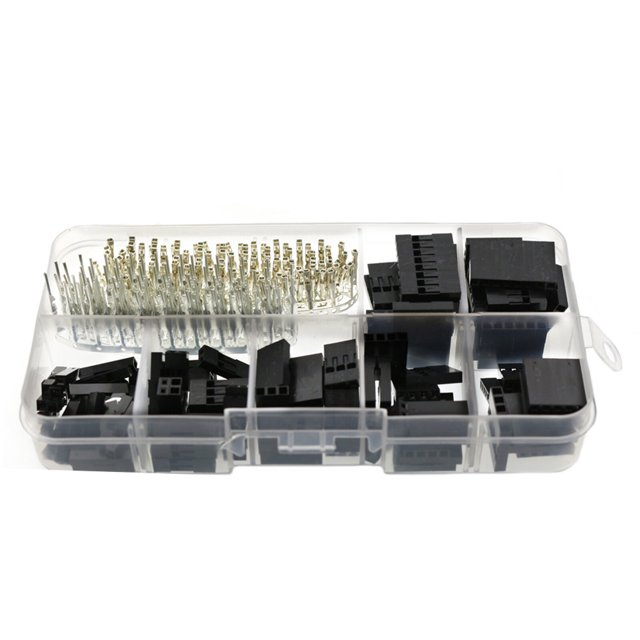 Labymos 310PCS/A Set Wire Jumper Pin Header Connector Housing Kit Male Crimp Pins+Female Pin Connector