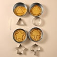 thumbnail image 6 of 7pc Mini Cookie Cutter Set with Box,Small Stainless Steel Fruit Veggie Tiny Polymer Clay Cutters,Geometric Set For Biscuit Mold,Umbrella Triangle Star Baking Cake Molds,Cookie Cutters Metal Shapes, 6 of 9