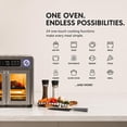 thumbnail image 3 of Air Fryer Toaster Oven Combo, 24 Cooking Functions and Digital Controls, 7 Accessories Included, Stainless Steel Finish, 26QT Capacity, 3 of 7