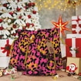 thumbnail image 7 of ZICANCN Christmas Gift Bags, Abstract Pink Animal Print Reusable Fabric Drawstring Storage Bags with Drawstring, Medium Size, 7 of 7