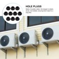 thumbnail image 2 of 10pcs Air Conditioner Drain Hole Plugs 0.79in Round Rubber Stoppers for Window AC Portable Black, 2 of 6