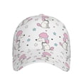 thumbnail image 2 of Daiia Cute Poodle Dog print Baseball Cap Men Women Golf Dad Hat Adjustable Original Classic Low Profile Hat Unconstructed Plain Cap, 2 of 9