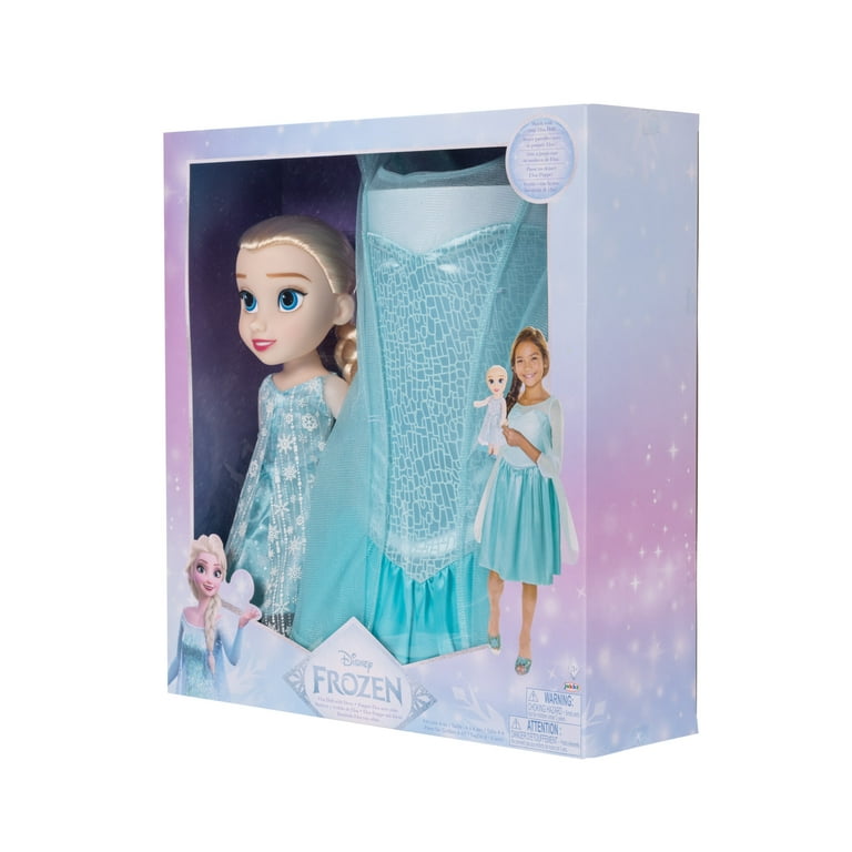 Disney Princess Elsa Doll with Girl Sized Dress Like Your Doll Outfit -  Walmart.com