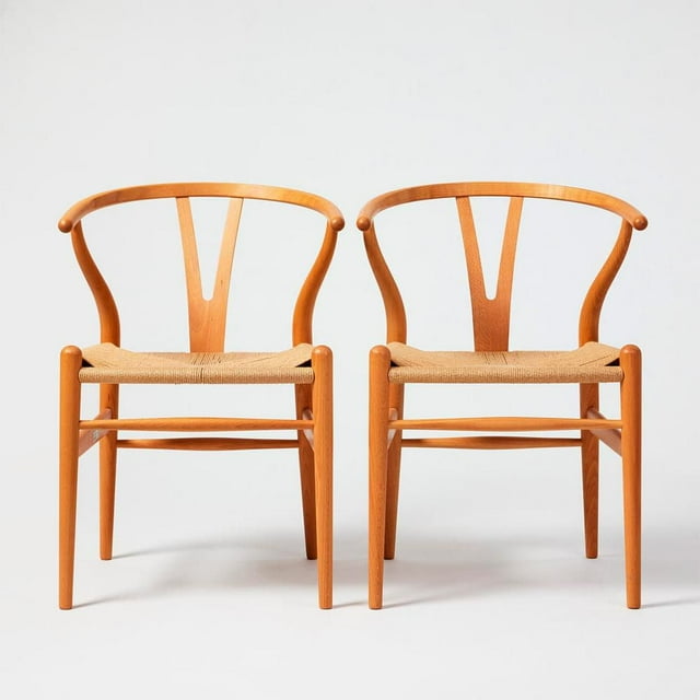 Heavenly Collection Wood Dining Chair SET OF 2