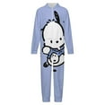 thumbnail image 3 of Pochacco Hooded Union Suit Pajama Soft Comfy PJs Sleepwear, 3 of 7