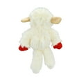 thumbnail image 5 of Multipet Plush Standing Floppy Lamb Chop Dog Toy with Squeaker, White, Small, 5 of 5