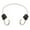 White/Black, variant on Keeper 8866212 18 in. Marine Twin Anchor Bungee Cord, White & Black - Pack of 10