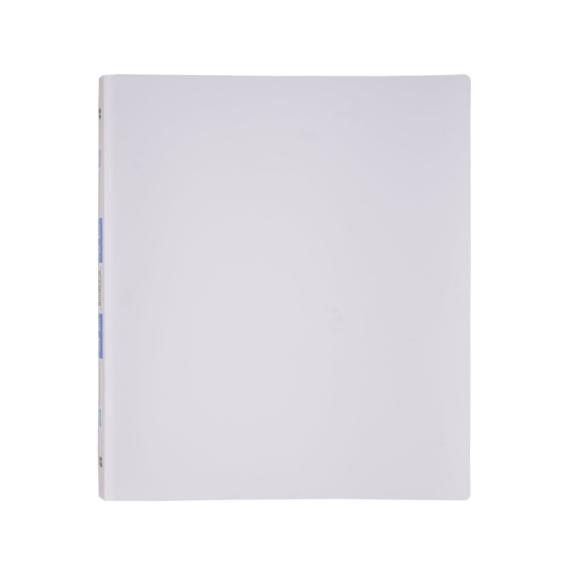 Pen + Gear 1" Standard 3-Ring Poly Binder, White Color, 1 inch "O Ring", Letter Size