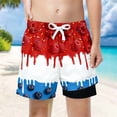 thumbnail image 2 of shoper Boys Swim Trunks with Compression Liner, Toddler Swimsuit Kids Swim Shorts Bathing Suits Boxer Brief Swimming Trunks Beach Swim Pool Wear for Summer, 2 of 4