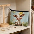 thumbnail image 4 of ddioayh Coin Purse with Charming Highlands Cow Print Minimalist and Fashionable Zipper Pouch for Cash Cards Keys Compact Travel Size Lightweight Farmhouse Gift, 4 of 6