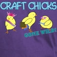 thumbnail image 3 of CafePress - Craft Chicks Gone Wild! Dark T Shirt - Men's Classic Graphic Cotton T-Shirt, 3 of 4