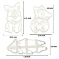 thumbnail image 4 of Juego de 3 Moldes de Plástico Jadeshay para Galletas con Forma de Perro Corgi, 4 of 9