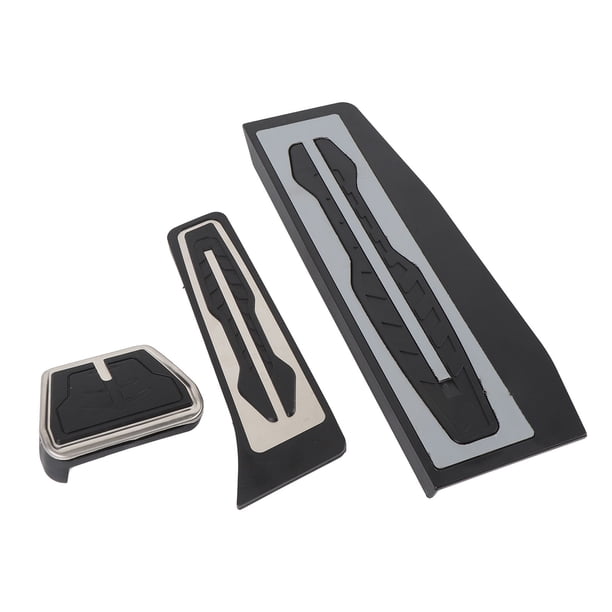 Reposapiés Juego De Cubiertas Para Pedales De Freno De Gas, Juego De Almohadillas Para Pedales Goma Resistente Al Agua Fácil De Instalar Antideslizante Para F20 F21 F40 E30 E36