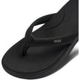 thumbnail image 6 of REEF Cushion Cloud Women's Flip Flop Black - Super Soft Molded Footbed, Enhanced Arch Support, Lightweight Water-Friendly Sandals, 6 of 7