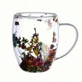 thumbnail image 2 of 4-Piece 11.83oz Double-Walled Glass Coffee Mugs - Heat Insulated Drinkware with Dried Flowers Inside, All-Season Cups for Summer & Winter (Birthday Gift), 2 of 8