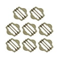 thumbnail image 1 of Unique Bargains 8Pack Metal Adjuster Slide Buckles, 25mm Webbing Strap Roller Pin Clip (Bronze), 1 of 6