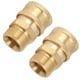 thumbnail image 4 of Adaptador De Montaje Para Lavadora De Alta Presión M22 De Cobre Puro, 2 Uds. Hembra NPT De 3/8 Pulgadas A Macho M22 Conexión Universal Ligero Resistente A La, 4 of 7
