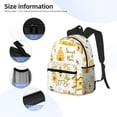 thumbnail image 3 of Easygdp Farm Bee Cute Honey Mochila Casual para Portátil, Mochila para Escuela, Viajes, Negocios, 3 of 6