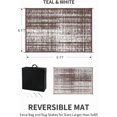thumbnail image 2 of Outdoor Rug x ft Outdoor Carpet Fashion Camping Rugs-Modern Reversible Mat for Camping Plastic Straw Rugs for Patio RV Camper Balcony Backyard Picnic Deck Rug, 2 of 7