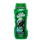 Irish Spring Body Wash With Charcoal Pure Fresh, 18 oz, 3 Pack