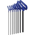 thumbnail image 1 of Cush Grip Hex T-Key Set-8pc. MM w/Pouch 9" Arm, 1 of 5