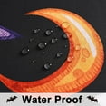 thumbnail image 6 of Halloween Tablecloth, Halloween Decorations Indoor for Table, Black Round Tablecloth with Ghost, Halloween Pumpkin, Spider, Witch Hat for Halleween Decor, 60'''', 6 of 6