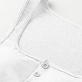 thumbnail image 6 of GA WEIHUA Crop Tank Tops for Women Built in Bra Women's Spaghetti Strap Camisole Front Button Down Fitting Camis Padded Double Layer Cropped Camisole(White,L), 6 of 7
