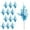 blue, variant on 12 Pcs 16.2 Inch Artificial Christmas Picks for Christmas Tree Glitters Christmas Picks Sprays with Flowers Berry Leaves Christmas Glitter Berries Stems for Xmas Tree Ornaments (Sliver)