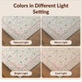 thumbnail image 7 of Design&I 6'x9' Ultra Soft Area Rug, Oushak Vintage Floral Vine Lattice With Symmetrical Medallion Center None Fluffy Washable Non Shedding for Guest Room Bedroom Living Room, 7 of 7