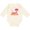 Natural, variant on Cancun Mexico Sunset Girls Long Sleeve Baby Bodysuit