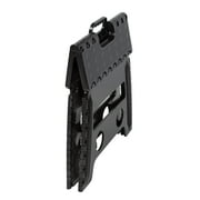 Mainstays One Step Folding Step Stool, Black Plastic