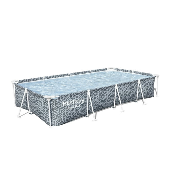 Bestway Steel Pro 12' x 6'7" x 26" Rectangle Above Ground Swimming Pool