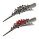 thumbnail image 1 of Pinzas De Cocodrilo Para El Pelo Con Diamantes De Imitación De Metal Para Mujer, 2 Uds., Pinzas Para El Pelo De Cocodrilo SM SunniMix Pinza de pelo de diamantes de imitación de pico de pato, 1 of 8