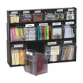 thumbnail image 3 of deflecto Tilt Bin Plastic Storage System w/4 Bins, 23 5/8 x 6 5/8 x 8 1/8, Black, 3 of 3