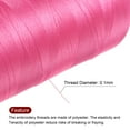 thumbnail image 4 of Uxcell Polyester Embroidery Thread and Thread Spools Savers Kit, Dark Hot Pink Pink, 4 of 6