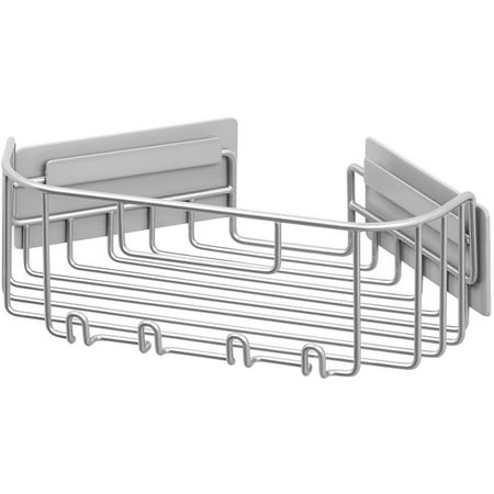 Interdesign Affi Wesley L And Stick Strong Self Adhesive Corner Interdesign Affi Wesley L And Stick Strong Self Adhesive Corner Basket For Shower Com