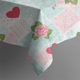 thumbnail image 5 of Pioneer Flower Floral Print Pattern Square Tablecloth, Waterproof Wipeable Spillproof Washable Table Cover for Home Kitchen Party Decor, 42"x42", 5 of 6