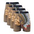 thumbnail image 4 of 4Pcs Sexy Men Underwear Boxer Shorts Cueca Male Printed Panties Lingerie Men Underpants Boxershorts Plus Size Boxer Briefs XXXL 4-1042 XL, 4 of 5