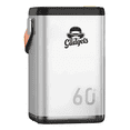 thumbnail image 1 of Power Bank 60,000mAh Batería Portátil Compacta, Carga Ultra Rápida 100W con 6 Puertos (USB-C y USB-A), Pantalla LCD, Linterna Integrada – Color Titanio, 1 of 6