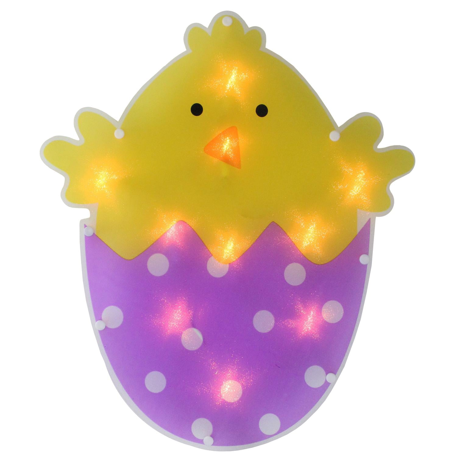 Pink Outdoor Decor 18 Led Lighted Easter Bunny Head Window