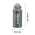 thumbnail image 3 of Fiudx Ofertas y liquidaciones Botella de agua aislada con pajita para adultos, tazas térmicas grandes al vacío para bebidas frías y calientes, termos de acero inoxidable sin BPA, frasco a prueba de f, 3 of 5
