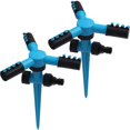 thumbnail image 1 of aspersores de césped de 360 grados que giran automáticamente para jardín, patio y niños, sistema de riego por rociador de agua, ángulo ajustable, sistema de riego giratorio de 300 pies cuadrados., 1 of 8