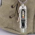 thumbnail image 2 of Keychain LED Flashlight Mini Pocket Torch for Outdoor EDC Emergency (White), 2 of 10