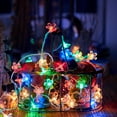 thumbnail image 4 of LiUMX 20 LED Floral String Lights | 9.84ft USB Powered Flower Lights for Outdoor & Indoor Decor | Wedding Party Holiday Patio Garden Decoration, 4 of 5